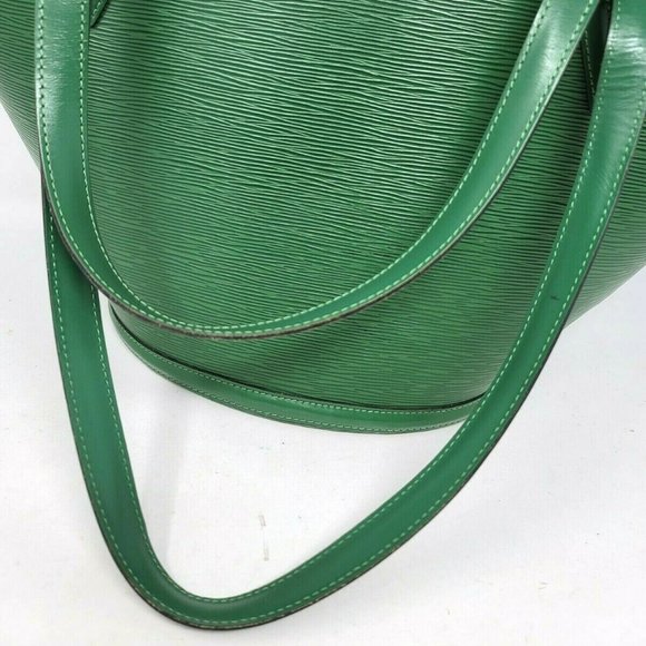 Louis Vuitton Saint Jacques GM Dark Green Epi Leather Bucket Shoulder Bag Auth - Picture 2 of 12